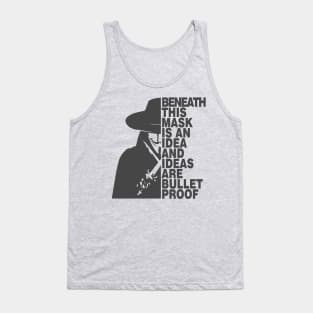 Ideas Are Bulletproof - V for Vendetta Tank Top